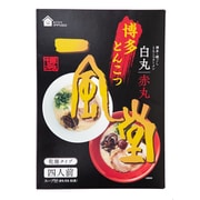 6012 白丸・赤丸（乾麺タイプ） 箱 4食