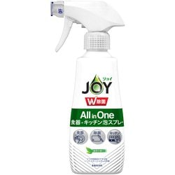 ジョイW 除菌 All in One 食器+キッチン 泡スプレー 緑茶の香り 本体 275ml [食器用洗剤]