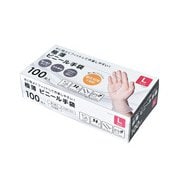 K-10511 [ビニール手袋 Lサイズ 100枚入]