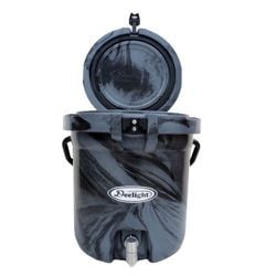 Ice Bucket 2.5gallon-Black silver Camo [クーラーバケツ]