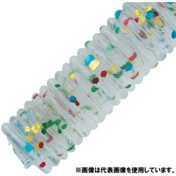 ADW-ZB 2.5 #005 [鯵道ワーム ザンビー #005 クリアーラメマシマシ（グロー）]