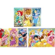はじめてのジグソーパズル 62-012 ディズニープリンセス ～はじまるものがたり～ [ジグソーパズル 42/56/63ピース 完成サイズ：各18.2×25.7cm]