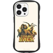 JW3-04B [iPhone 13 Pro対応 ハイブリッドガラスケース ジュラシック・ワールド STAND BACK]