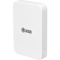 マグネット対応 ワイヤレスモバイルバッテリー 白 HWB-5000WH3
