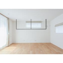 天井付け物干し kacu（カク） ブラック E字 Lサイズ KAC289E-BK