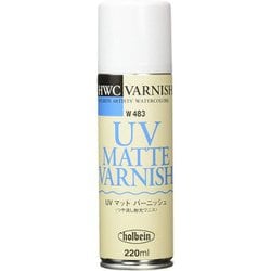 ホルベイン水彩メディウム UVマットバーニッシュ 220ml W483