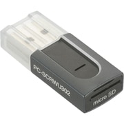 マイクロSDカードリーダー USB Type-A 超高速USB3.2Gen1/USB3.1/USB3.0対応 PC-SCRWU302-H