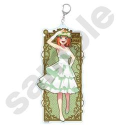 映画 五等分の花嫁 アクリルキーホルダーBIG アールヌーボーアート Ver. 中野四葉 [キャラクターグッズ]