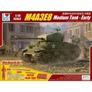 61619 1/16 アメリカ M4A3E8 シャーマン中戦車 初期型 [組立式プラスチックモデル]