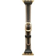 Ha-2202-717 BLACK [41/40/38mmベゼル用 ラウンドアップルウォッチバンドS]