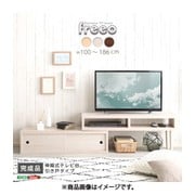 完成品 伸縮式テレビ台 ホワイトオーク SD-120EX-WOK