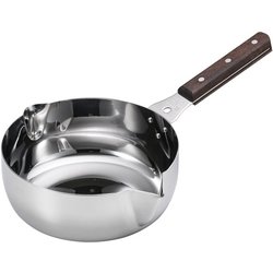 4538962445158 MA STカラス口パン 蓋付 目盛付 16cm 玉虎堂 カラス口の通販