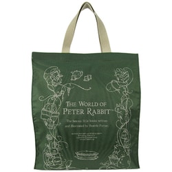 PETER RABBIT（ピーターラビット）  ショッピングトートバッグ A4対応 角型 0647-00 カーキ
