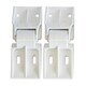 ACF-102C [専用プラスチックヒンジ カバー左右組 白色]