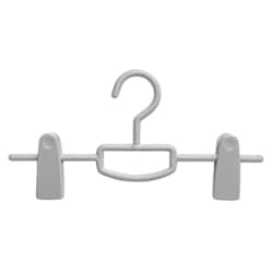 ハンガー モノクローゼット スカートハンガー ビッグクリップ グレー