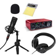 USBオーディオインターフェース Scarlett Solo （3rd Gen） DTMお手軽入門セット Solo/CM3000X/HPCT1/PH100