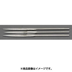 EA826NG [140mm ダイヤモンドヤスリ（精密・半丸/3粒度・3本組）]