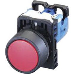 EA940D-196 [22/25mm 押しボタンスイッチ（オルタネイト形/赤）]
