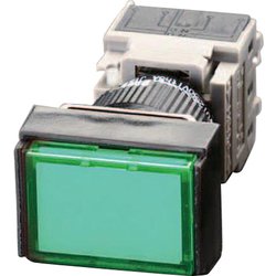 EA940D-227 [16mm用 押しボタンスイッチ（角型/LED緑）]