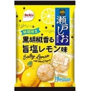 【限定】栗山米菓 瀬戸しお 黒胡椒香る旨塩レモン味 78g