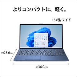 ヨドバシ.com - 富士通 FUJITSU ノートパソコン/FMV LIFEBOOK AHシリーズ/15.6型/Ryzen 7/メモリ  16GB/SSD 1TB/Windows 11 Home/Office Home ＆ Business 2021/メタリックブルー/ヨドバシカメラ限定モデル  FMVA55G2LC 通販【全品無料配達】