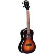 ウクレレ Gloss Flame Maple Burst Series フレイムメイプルボディ コンサートサイズ タバコバースト ケース付属 KA-FMTB-C