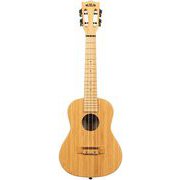 ウクレレ Bamboo Series オールソリッドバンブーボディ コンサートサイズ ケース付属 KA-BMB-C_W/BAG