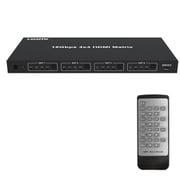 切替器 4K60HzHDR入出力切替対応 4×4HDMIマトリクス切替器 THD44MSP-4K60S