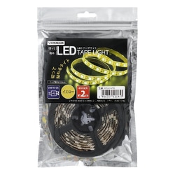 LEDテープライト イエロー 2m TPL012YE