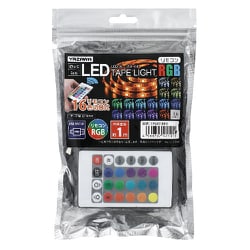 LEDテープライト レインボー リモコン付き 1m TPL011RRB