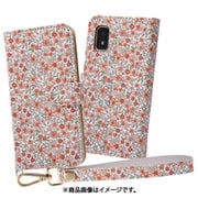 RT-AQWIALC/FO [AQUOS wish2/wish用 手帳型ケース 花柄/オレンジ]