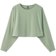 ヨギクロスロングスリーブトップ YOGI CLOTH L/S TOP DC322306 ノルディックグリーン(NC) Lサイズ [フィットネス ヨガ シャツ レディース]