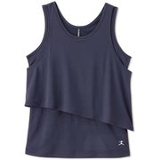 サップルスキンレイヤードタンク SUPPLE SKIN LAYERED TANK DC522313 ダークネイビー(DN) Mサイズ [フィットネス ヨガ シャツ レディース]