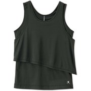 サップルスキンレイヤードタンク SUPPLE SKIN LAYERED TANK DC522313 ブラック(K) Mサイズ [フィットネス ヨガ シャツ レディース]
