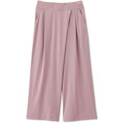 サップルスキンワイドクロップドパンツ SUPPLE SKIN WIDE CROPPED PANTS DC622308 アッシュピンク(AS) Mサイズ [フィットネス ヨガ パンツ レディース]