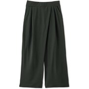 サップルスキンワイドクロップドパンツ SUPPLE SKIN WIDE CROPPED PANTS DC622308 ブラック(K) Mサイズ [フィットネス ヨガ パンツ レディース]