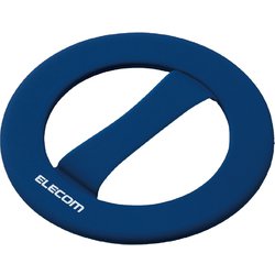 P-STBNCINV [スマホリング スマホグリップ ワイヤレス充電対応 落下防止 シリコン素材 超薄型 携帯ストラップ スマホバンド ネイビー]
