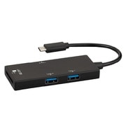 USB3.2 Gen1 Type-C 3ポート コンボハブ ブラック COM-C3SD073BK