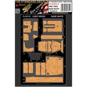 548030 1/48 B-17 木製床＆弾薬箱 木目デカール ライトウッド色 （HKモデル用） [プラモデル用パーツ]