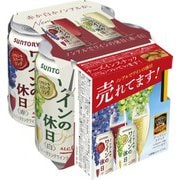 【限定】ノンアルでワインの休日 350ml 4缶アソート 6セット（景品付） [アルコールテイスト飲料]