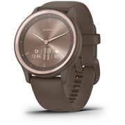 vivomove Sport(ヴィヴォムーブ スポーツ) Peach Gold / Cocoa(ピーチゴールド / ココア) 40mm シリコンバンド スマートウォッチ 010-02566-42