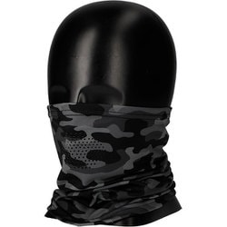 PIPES NECK WARMER フリーサイズ バイク 薄手ネックウォー BLACK CAMO PNW-02