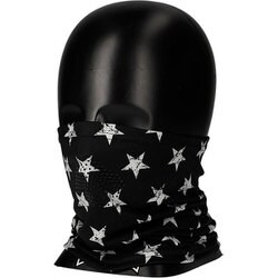 PIPES NECK WARMER UVカットフリーサイズ バイク 薄手ネックウォーマー BLACK STAR PNW-05