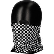 PIPES UVカットフリーサイズ バイク 薄手ネックウォーマー BLACK/WHITE CHECK PNW-06