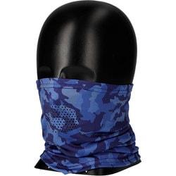 PIPES フリーサイズ バイク 薄手ネックウォーマー ブルー BLUE CAMO PNW-10