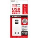 USB充電ポート付き電源タップ TPP200-WT