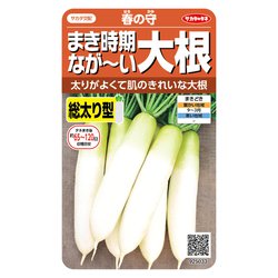 ダイコン まき時期ながーい 大根 春の守 1袋