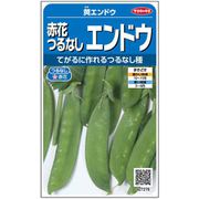エンドウ 赤花つるなしエンドウ 1袋