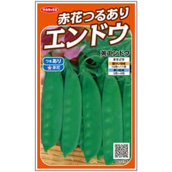 エンドウ 赤花つるありエンドウ 1袋