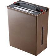 電動シュレッダー クロスカット（5×43mm） A4コピー用紙/10枚/カード 裁断くず圧縮機能 容量21L ブラウン PSD-AF1044N